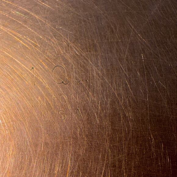 Revere Ware Copper Bottom Vintage 1 qt Saucepot No Lid Stainless Steel USA - Picture 6 of 8